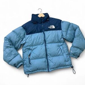 The North Face 700 Two-Tone Blue Puffer Jacket